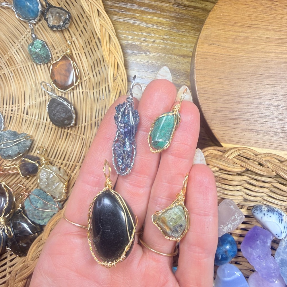 Handcrafted Gemstone Pendants - image 2